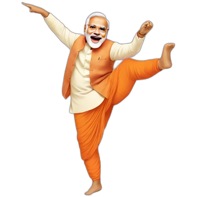 Narendra Modi dancing emoji