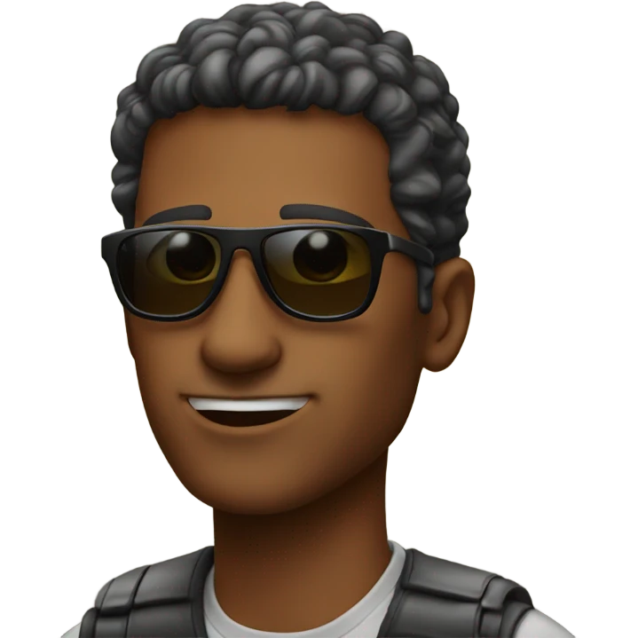 cool guy in sunglasses emoji
