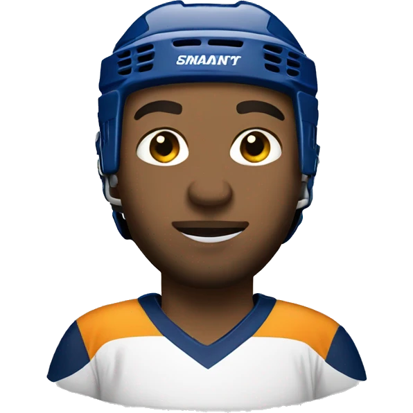 Hockey player emoji