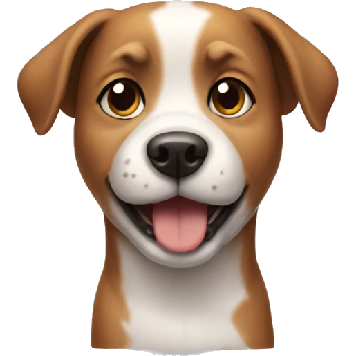Cute dog emoji