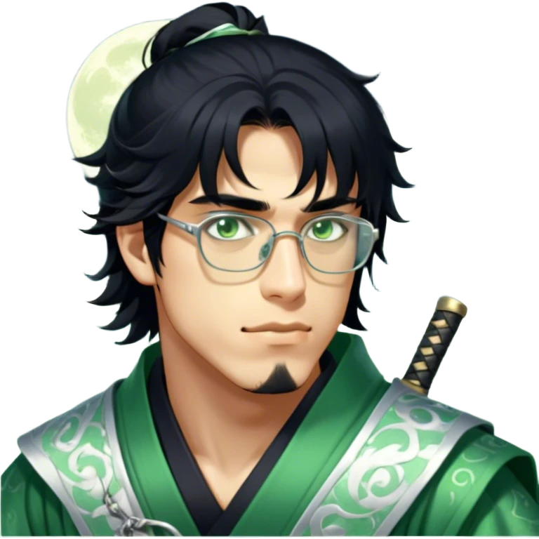 Moonlit Samurai emoji