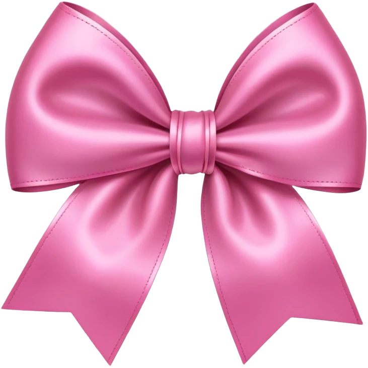 pink bow emoji