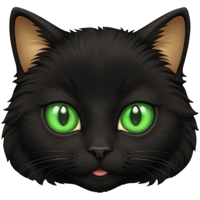 Black Kitty face emoji