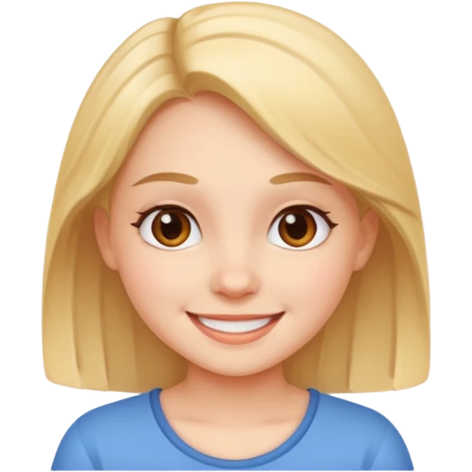 a cute girl emoji