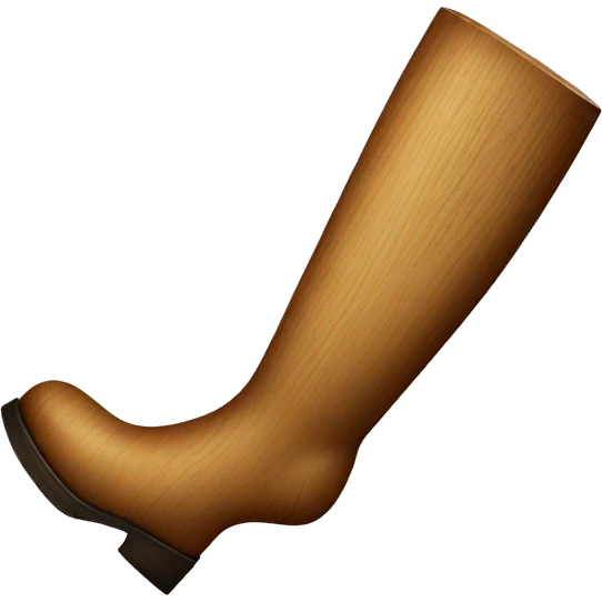 wooden leg emoji