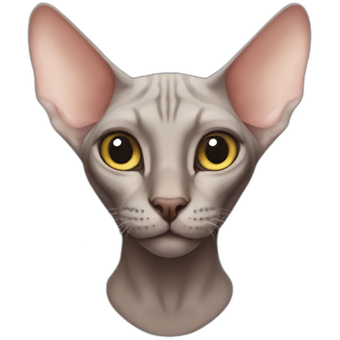 Sphinx Cat head reality emoji