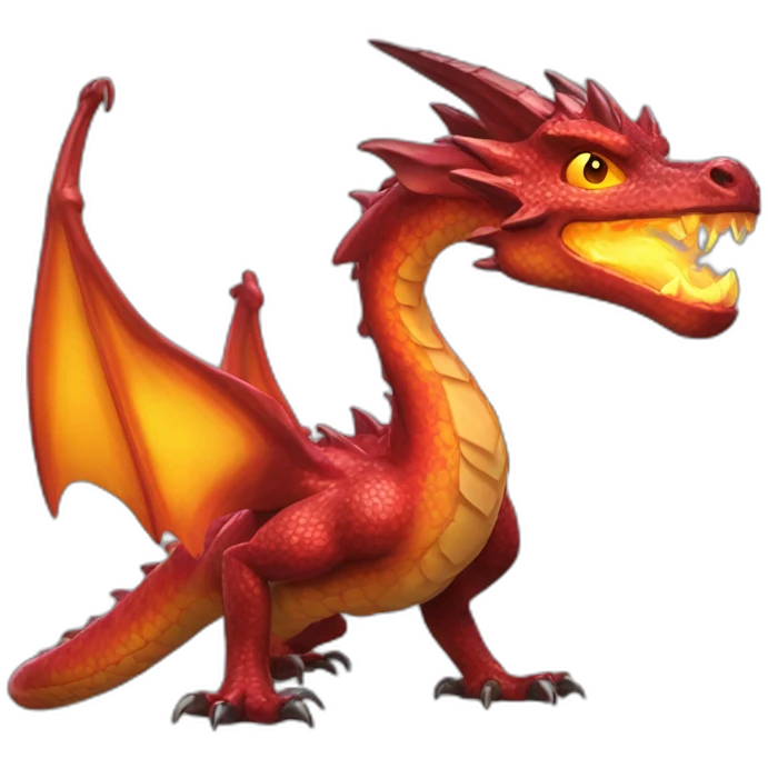 Dracaufeu shiny emoji