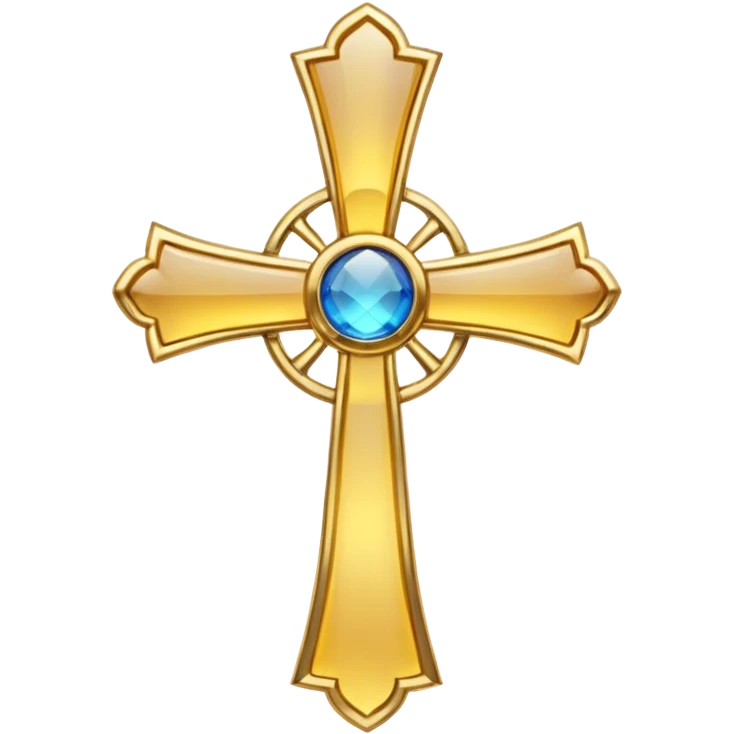 Eastern Orthodox cross. Transparent bakgrund. emoji