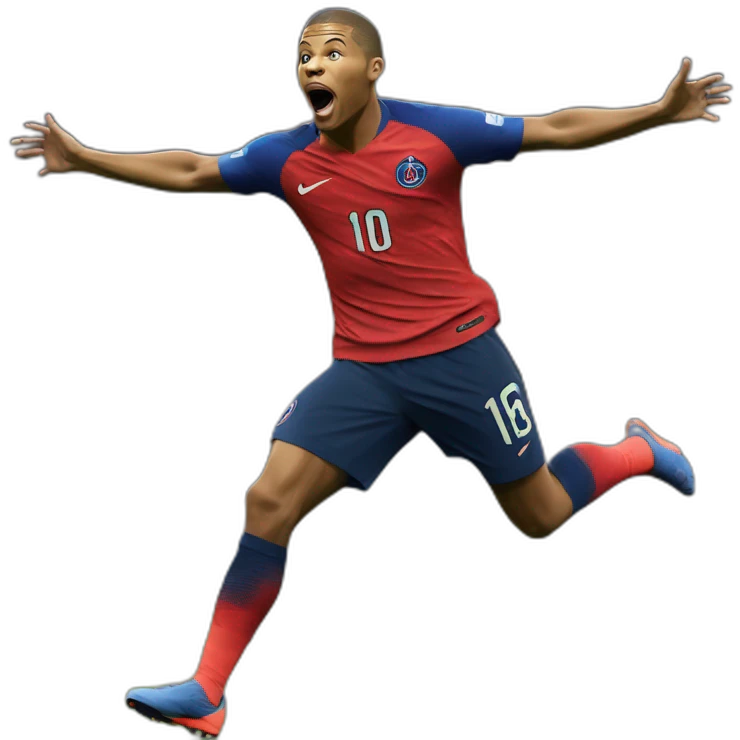 kylian mbappe goal celebration emoji