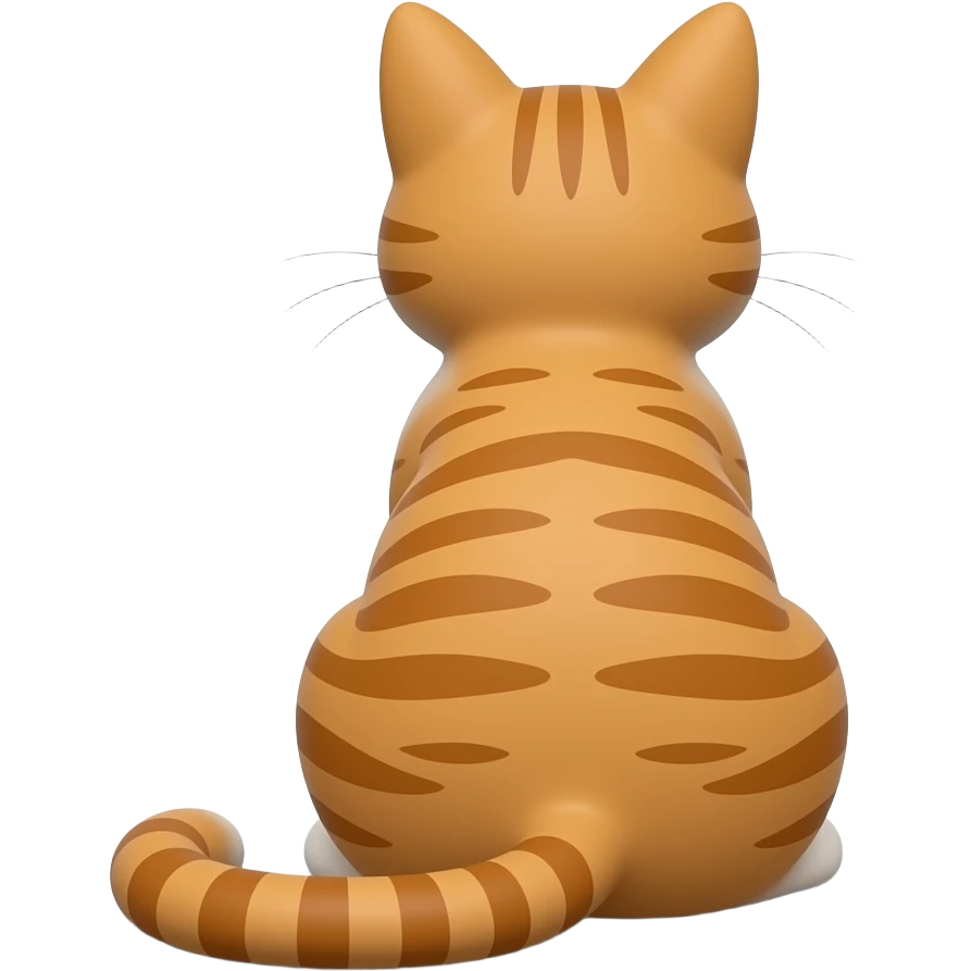 Cat butt emoji