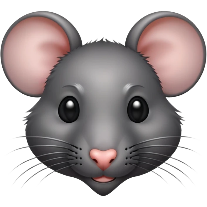 Rat black heart emoji