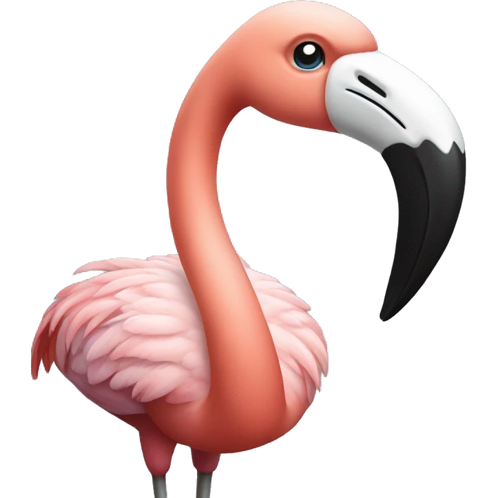 blue flamingo emoji