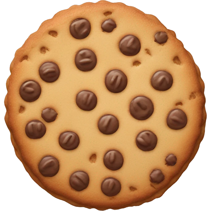 Cookie cake emoji