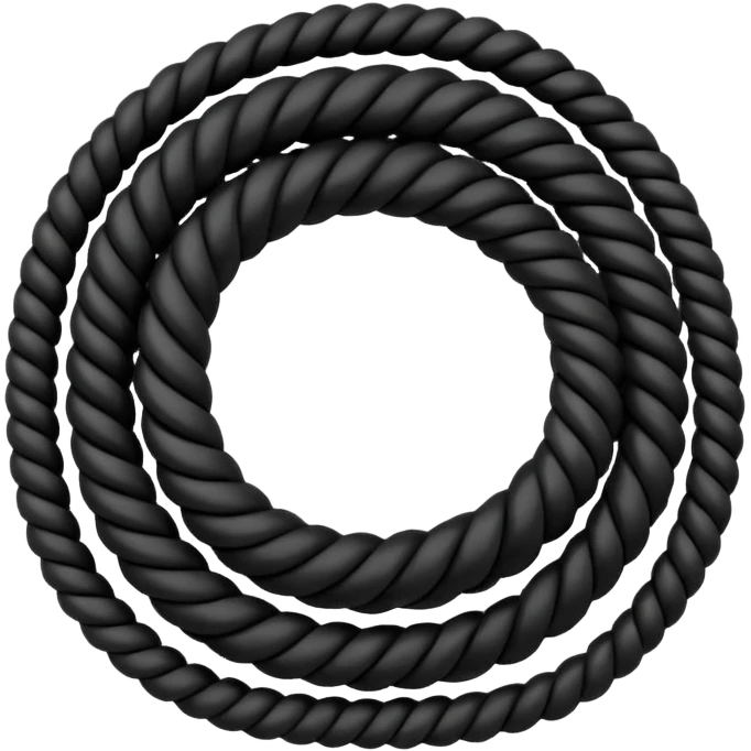 Black rope emoji