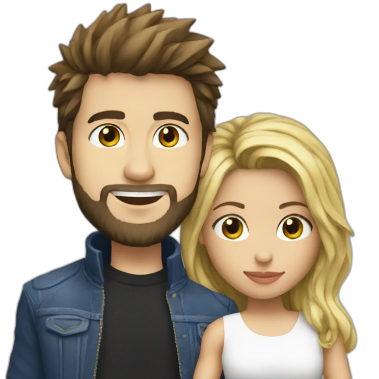 Shakira with pique emoji