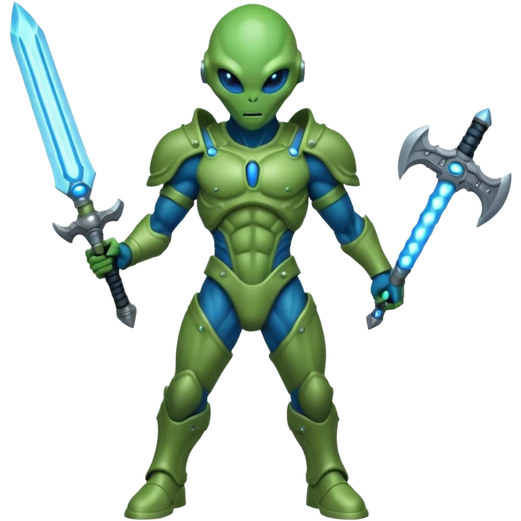 Alien warrior emoji