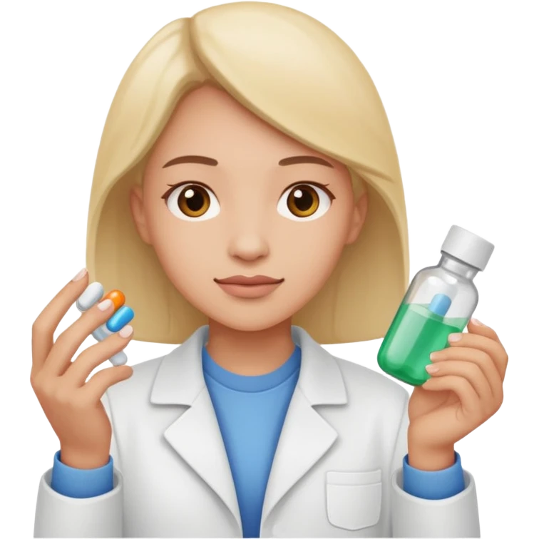 pharmaceut, pills , one person emoji