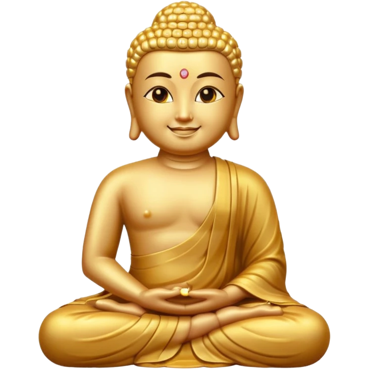 Cartoon Buddha emoji