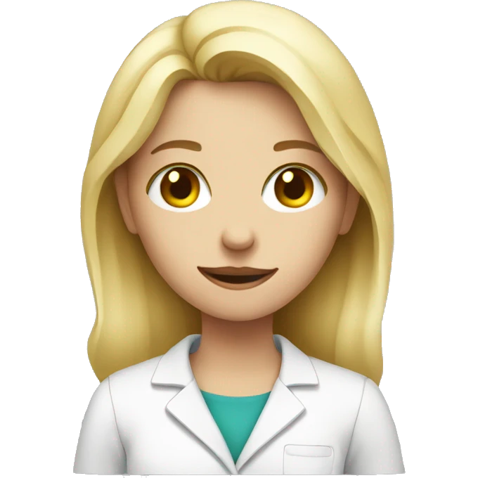 Blonde girl holding medicine  emoji