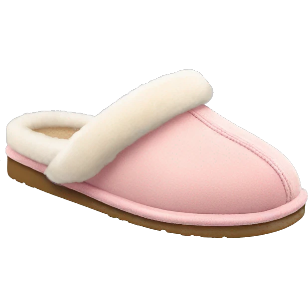 UGG slippers light pink emoji