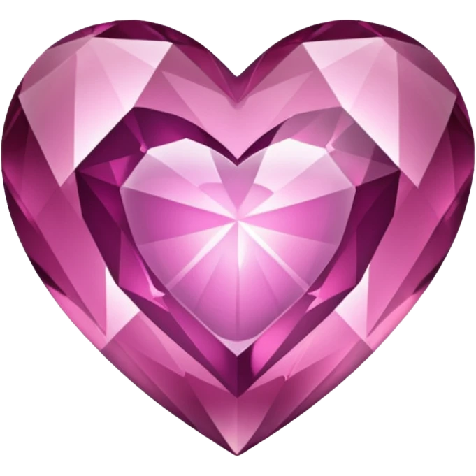 Crystal heart emoji