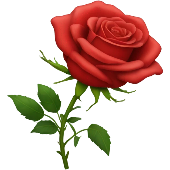 Red rose emoji