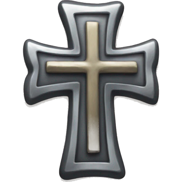 Steel cross emoji
