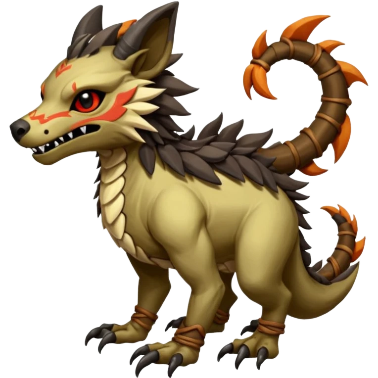 Vernid-Protogen-Grem2-Wickerbeast-Bagbean-animal-fusion-hybrid-creature, by artist LiLaiRa-griffsnuff-Kamirah-Dreameleon emoji