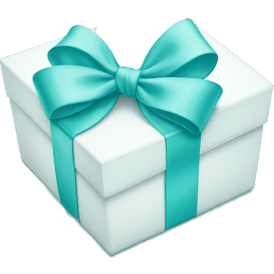 Tiffany co logo blue bow emoji
