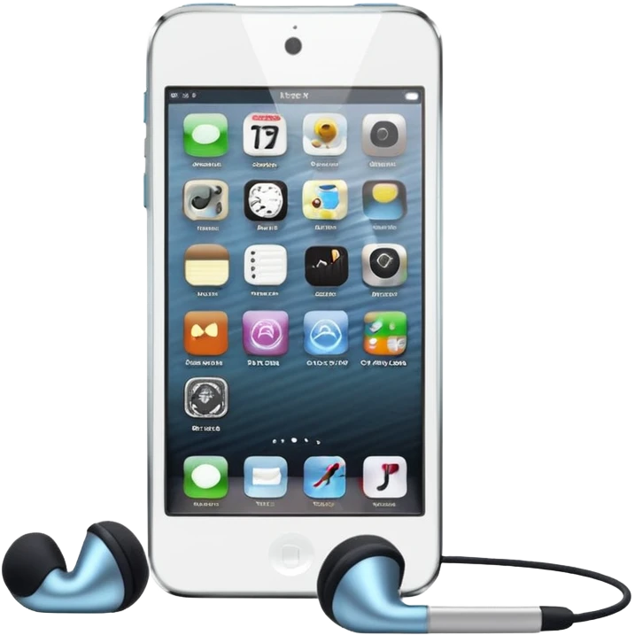 iPod touch 8 with earpiece speaker emoji