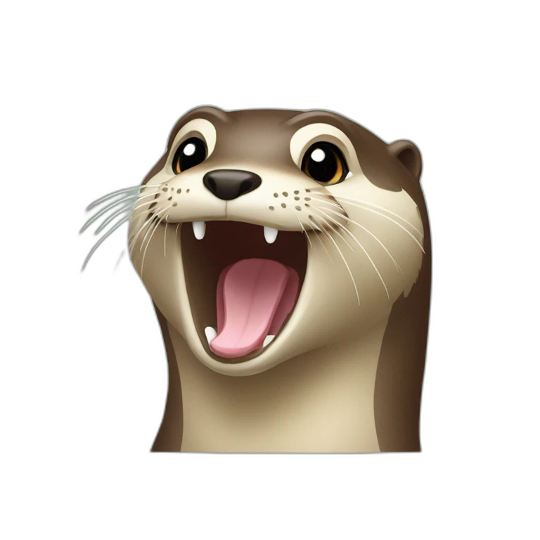 Loutre sur tortu emoji