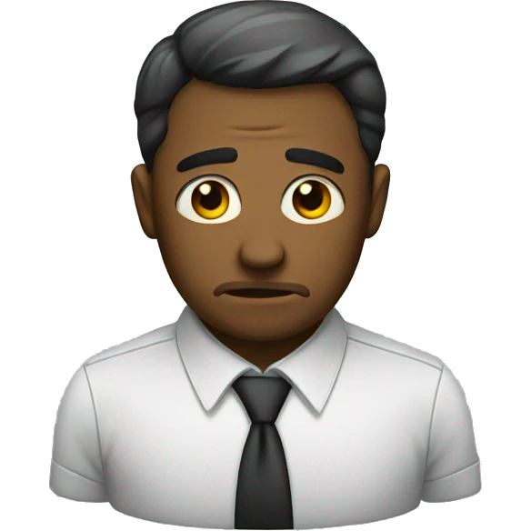 Sad business emoji