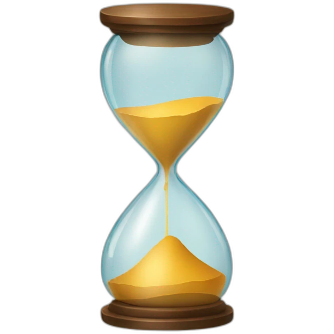 Hourglass emoji