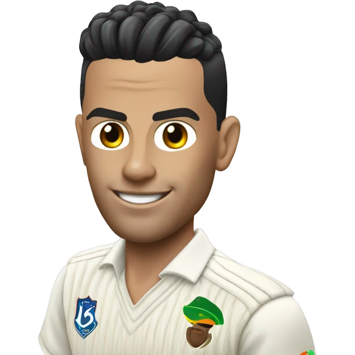 Cr 7 in cricket  emoji