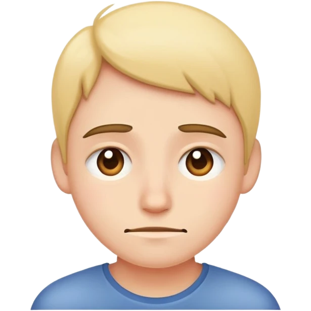 Sad smile emoji