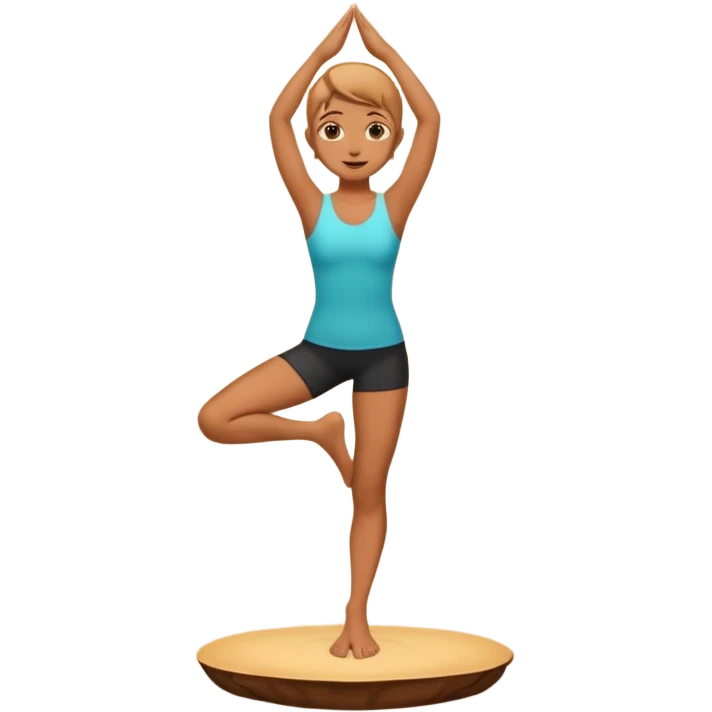tree yoga pose emoji