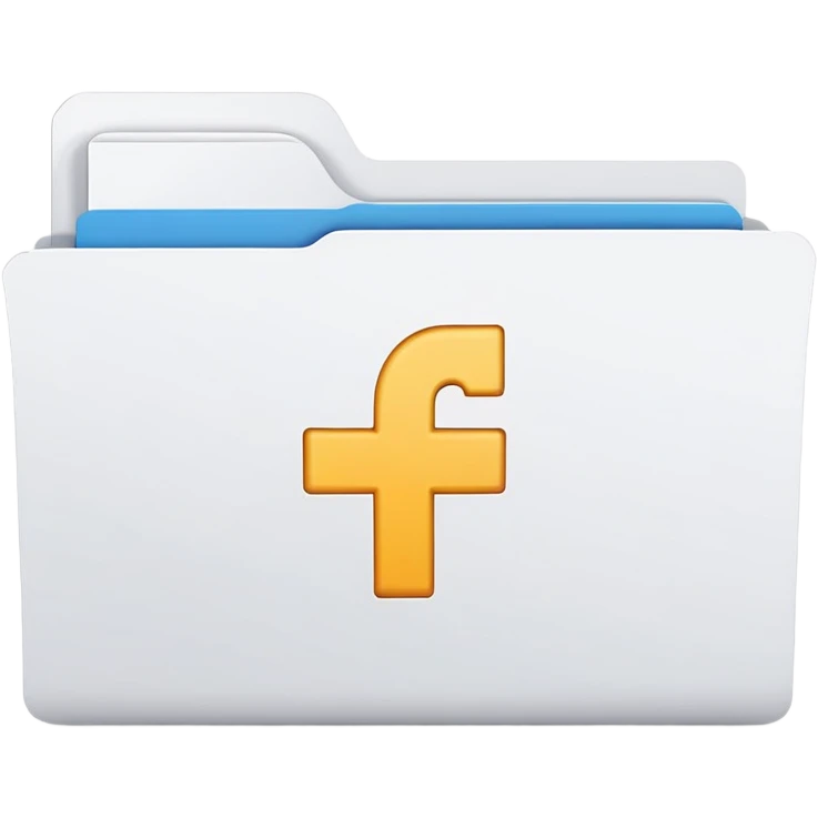 document folder with a plus sign on the cover, representing an additional or other category emoji