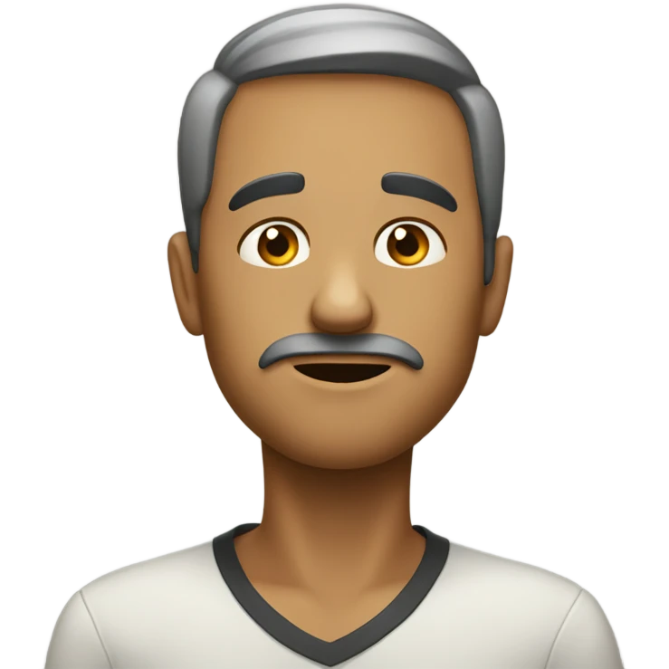 Persona triste celebrando fin de año emoji