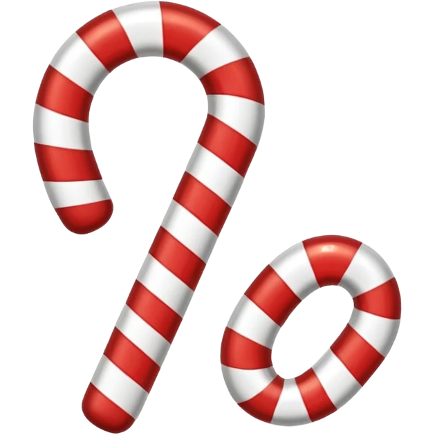Single Candy cane emoji