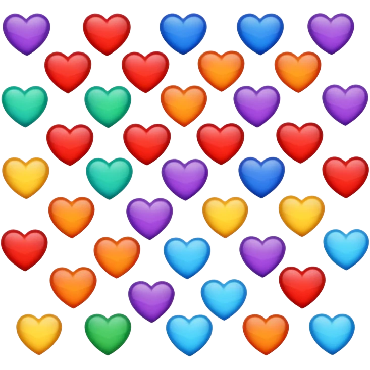 🌈❤️🧡💛💚💙💜🤎🖤🤍♥️ emoji