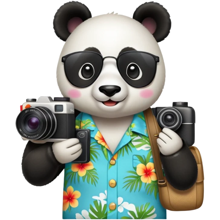 panda tourist emoji