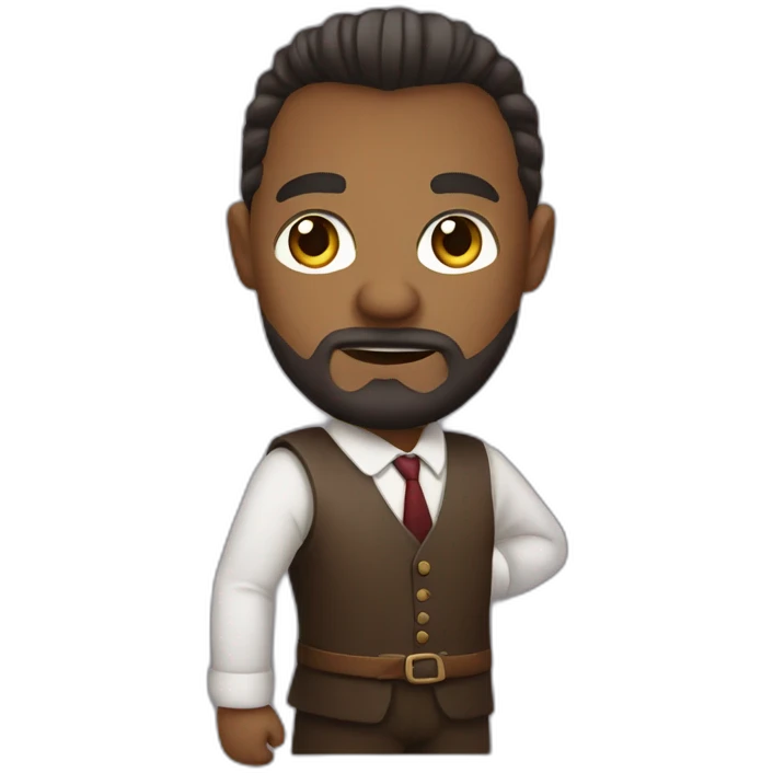 a businessman in vikings style emoji