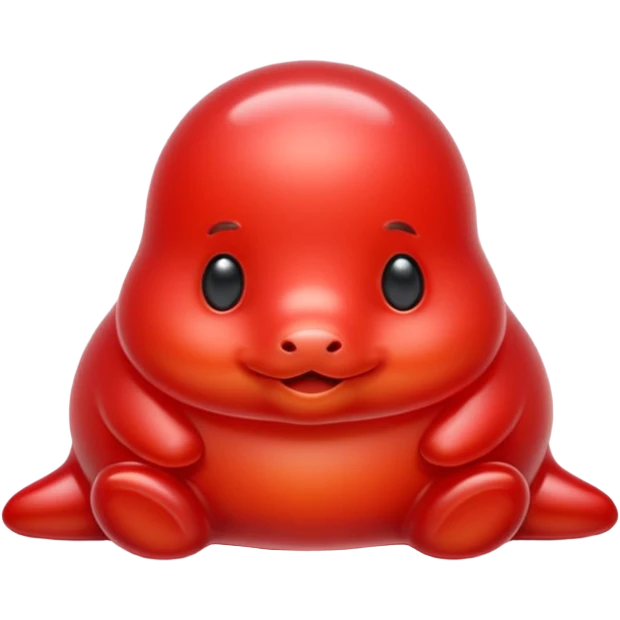red jelly candy gopher emoji