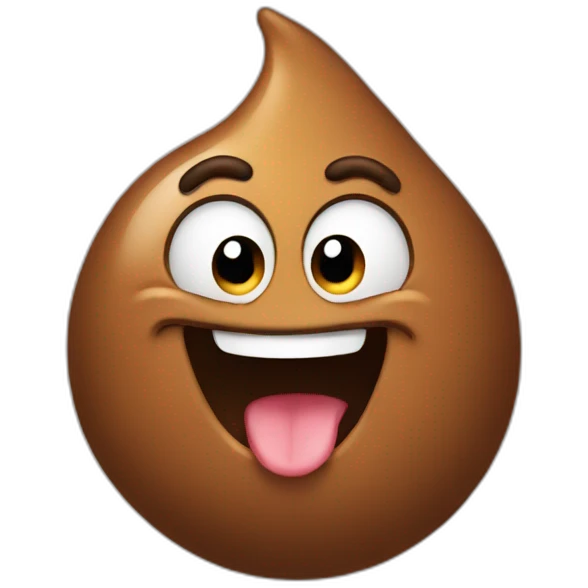 happy poop emoji