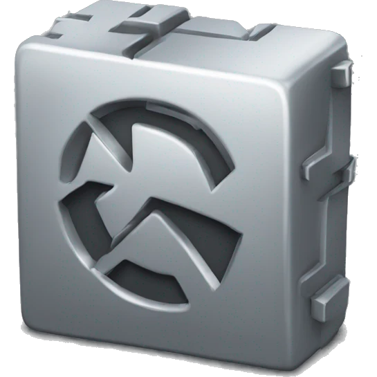 3d metal computer cursor emoji