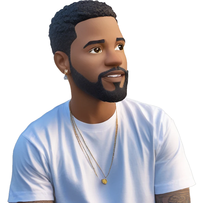 stylish boy outdoors portrait emoji