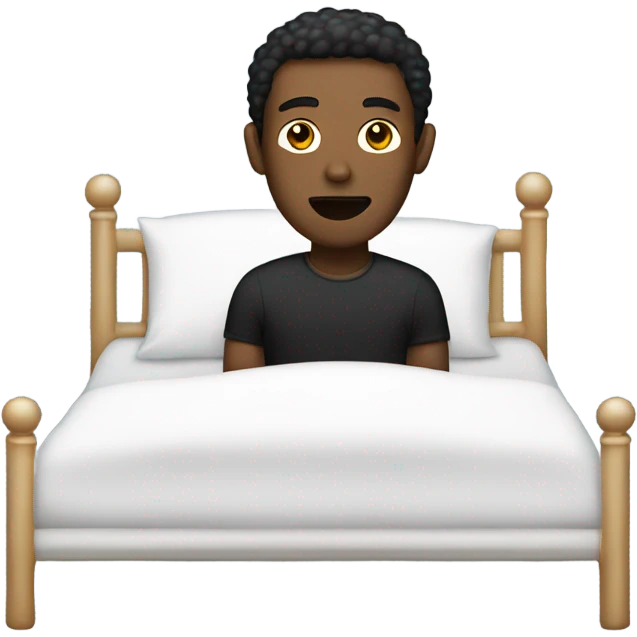Black prius in a bed emoji