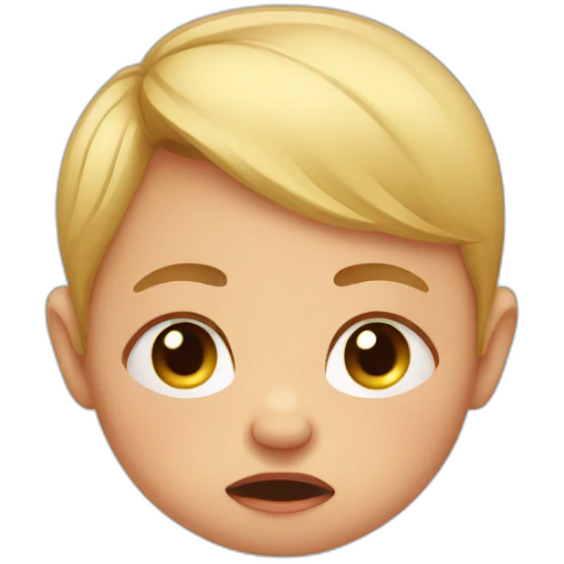 Baby crying  emoji