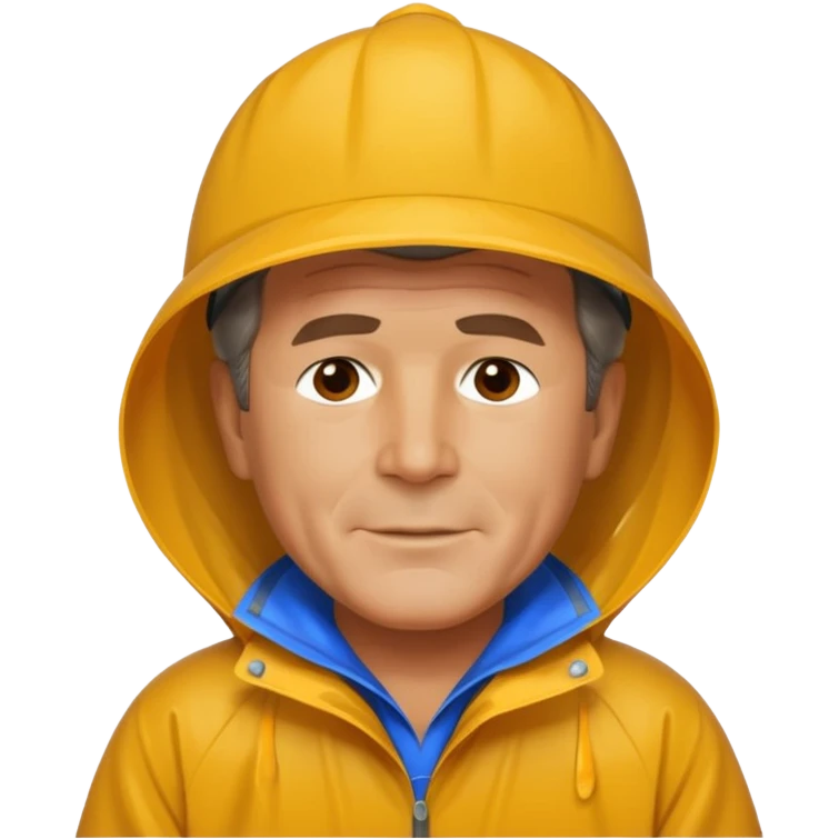 George bush in rain gear emoji