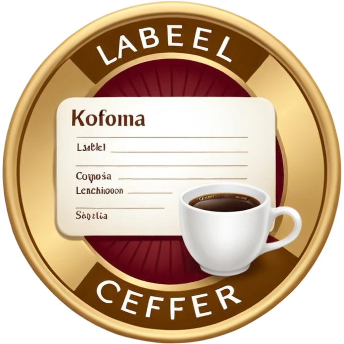 Эмодзи для кофейной компании LABEL. Цветовая палитра: #FFFFFF, #F7FD02, #D3D3D3, # 242424 emoji